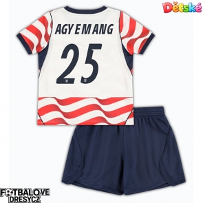 Spojené státy Patrick Agyemang #25 Dětské Domácí dres komplet MS 2026 Krátký Rukáv (+ trenýrky)